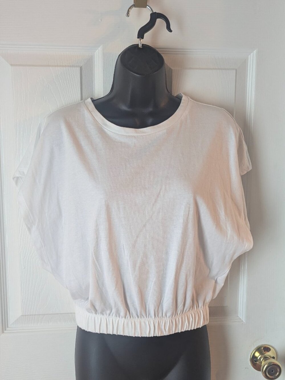 NWT Industry white crop top - M